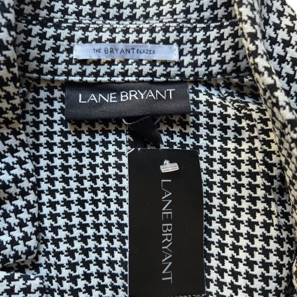 Lane Bryant Size 16 Black & White Houndstooth Blazer | The Bryant Blazer - Picture 3 of 4